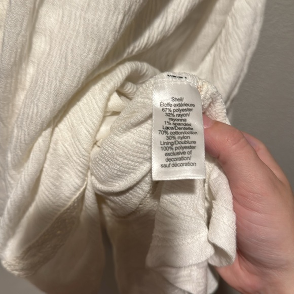 NWT Maurice’s cream flowy dress - Picture 4 of 5